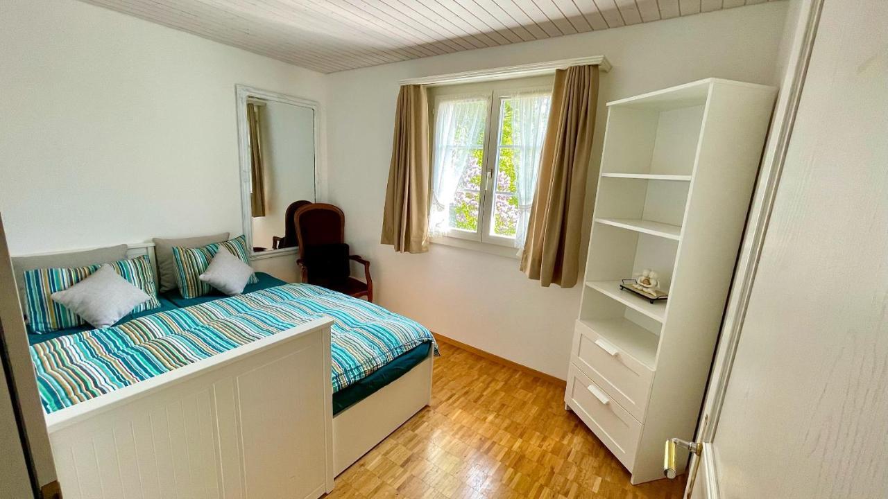 The Swiss Paradise 2 Apartment With Garden, Whirlpool, And Mountain Panorama Wirzweli المظهر الخارجي الصورة